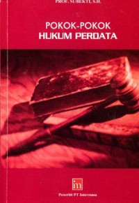 POKOK-POKOK HUKUM PERDATA