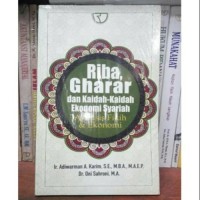 Riba, Gharar dan kaidah-kaidah Ekonomi Syariah